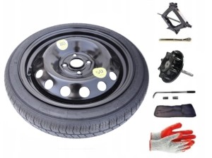 Koło dojazdowe + zestaw ze śrubą mocującą Suzuki Splash I (2008-2014)- 16 cali