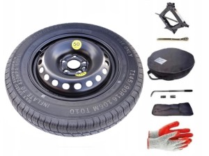 Koło dojazdowe + zestaw z pokrowcem Fiat 500X I (2014-obecnie) - 145/90R16