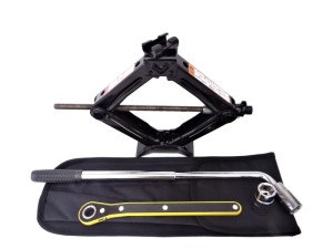 Zestaw Lewarek 1,5 T + klucz teleskopowy do kół + pokrowiec