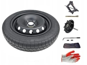 Koło dojazdowe + zestaw ze śrubą mocującą Renault Clio III (2008-2012)- 15 cali