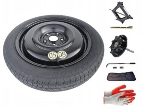 Koło dojazdowe + zestaw ze śrubą mocującą Toyota Corolla X (2006-2013) - 125/70R17