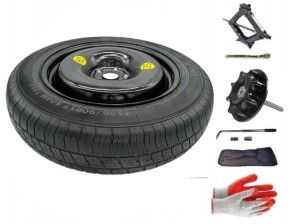 Koło dojazdowe + zestaw ze śrubą Volkswagen Tiguan I (2007-2015)- 17 cali